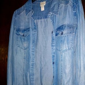 Chico's Denim Shirt